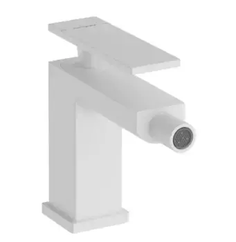 Смеситель для биде «Hansgrohe» Tecturis E 73200700 с донным клапаном белый матовый