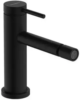 Смеситель для биде «Hansgrohe» Tecturis S 73201670 с донным клапаном чёрный матовый