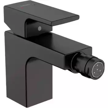 Смеситель для биде «Hansgrohe» Vernis Shape 71211670 с донным клапаном чёрный матовый