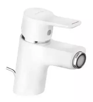 Смеситель для биде «Kludi» Pure&Easy 375339165 с донным клапаном белый