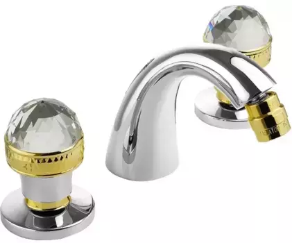 Смеситель для биде «Migliore» Axo Swarovski 18493 хром/золото