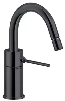 Смеситель для биде «Nobili» Velis VE125139/2FLP с донным клапаном чёрный