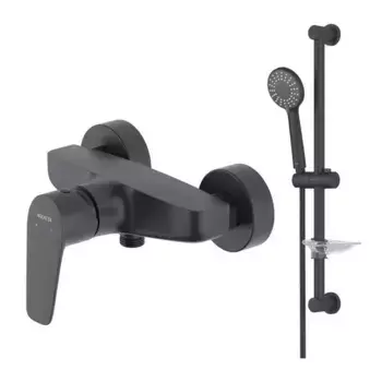 Смеситель для душа «Акватек» Бетта AQ1132MB черный матовый