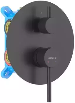 Смеситель для душа «Акватек» Европа AQ1347MB черный матовый