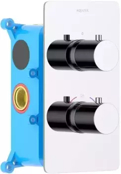 Смеситель для душа «Акватек» Европа AQ1391CR с термостатом хром