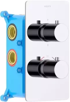 Смеситель для душа «Акватек» Европа AQ1393CR с термостатом хром