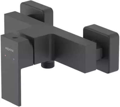 Смеситель для душа «Акватек» Либра AQ1660MB чёрный матовый