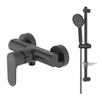 Смеситель для душа «Акватек» Оберон AQ1232MB черный матовый