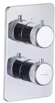 Смеситель для душа «Allen Brau» Priority V.1 5.31113-31 с термостатом чёрный матовый