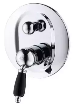 Смеситель для душа «Caprigo» Adria Uno Black Edition 02B-551-crm хром