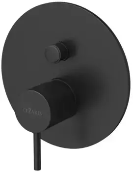 Смеситель для душа «Cezares» LEAF-VDIM-L-NOP чёрный матовый