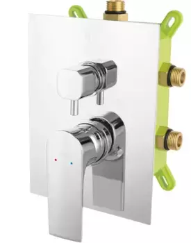 Смеситель для душа «Ferro» Algeo Square BAQ7P3BOX хром