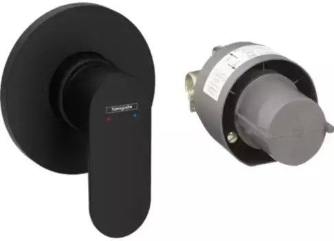 Смеситель для душа «Hansgrohe» Rebris S 72648670 чёрный матовый