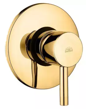 Смеситель для душа «Paffoni» Light LIG011HGSP медовое золото брашированное