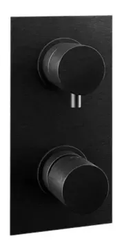 Смеситель для душа «Remer» Edge EG592CFP брашированный чёрный хром