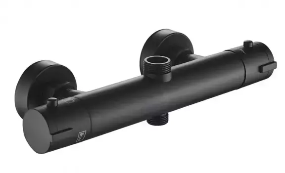 Смеситель для душа «Swedbe» Hermes 9022B с термостатом чёрный матовый