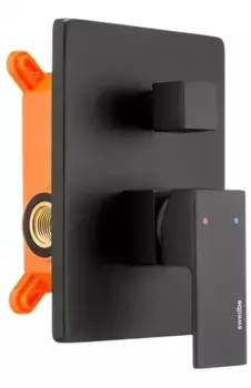 Смеситель для душа «Swedbe» Platta 5519B чёрный матовый