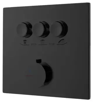 Смеситель для душа «Vincea» VSCV-431MB чёрный