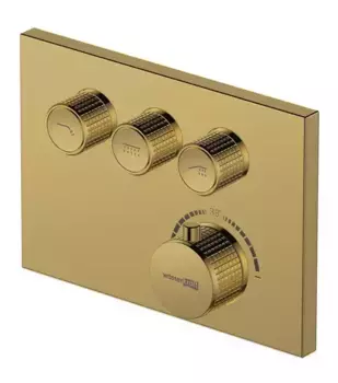 Смеситель для душа «WasserKRAFT» Sauer 7158 Thermo с термостатом золото