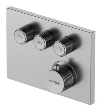 Смеситель для душа «WasserKRAFT» Wern 4258 Thermo с термостатом никель