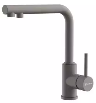 Смеситель для кухни с подключением к фильтру «Omoikiri» Nakagawa 2 Plus GR leningrad grey