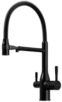 Смеситель для кухни с подключением к фильтру «Sancos» Garda SC4009MB чёрный матовый
