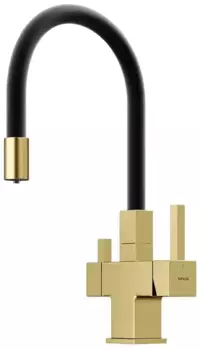 Смеситель для кухни с подключением к фильтру «Sancos» Arno SC4005BG брашированное золото