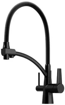Смеситель для кухни с подключением к фильтру «Sancos» Eri SC4001MB чёрный матовый
