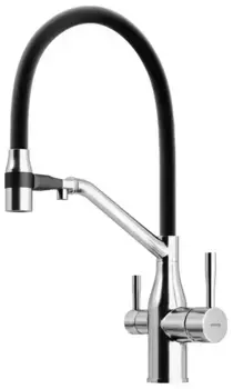 Смеситель для кухни с подключением к фильтру «Sancos» Orta SC4008BN брашированный никель