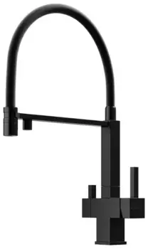 Смеситель для кухни с подключением к фильтру «Sancos» Moro SC4006MB чёрный матовый