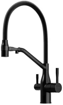 Смеситель для кухни с подключением к фильтру «Sancos» Orta SC4008MB чёрный матовый