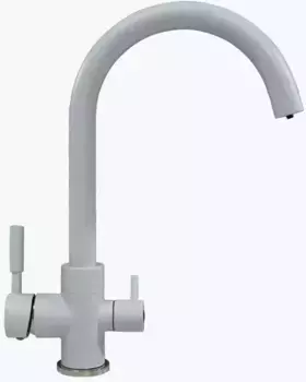 Смеситель для кухни с подключением к фильтру «Tolero» Элара Дуо платина