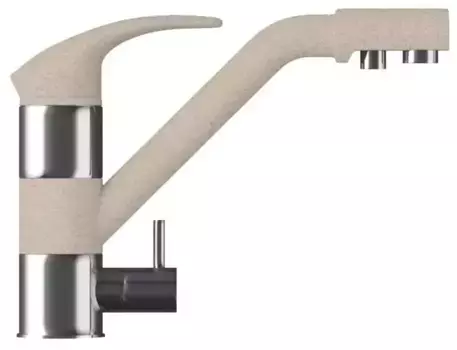 Смеситель для кухни с подключением к фильтру «Tolero» Дуо саванна