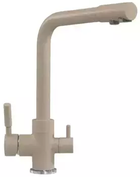 Смеситель для кухни с подключением к фильтру «Tolero» Высокий Дуо саванна