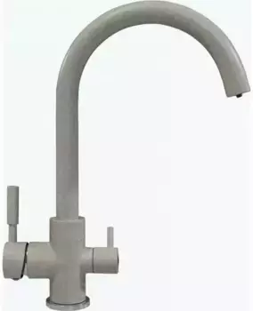 Смеситель для кухни с подключением к фильтру «Tolero» Элара Дуо грей