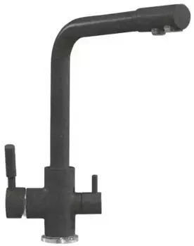 Смеситель для кухни с подключением к фильтру «Tolero» Высокий Дуо уголь