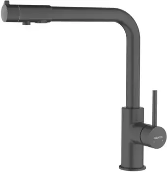 Смеситель для кухни с подключением к фильтру «Акватек» Европа AQ1386MB чёрный матовый