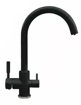 Смеситель для кухни с подключением к фильтру «Polygran» Элара Дуо космос