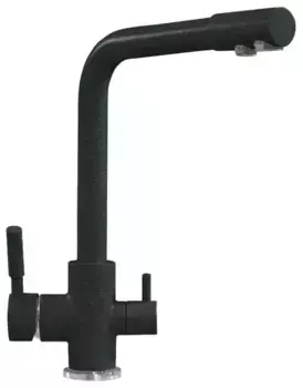 Смеситель для кухни с подключением к фильтру «Polygran» Высокий Дуо космос