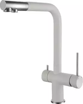 Смеситель для кухни с подключением к фильтру «Rivelato» Lugano 1523513 brina/cromo