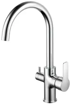 Смеситель для кухни с подключением к фильтру «ESKO» Kitchen KT37 хром