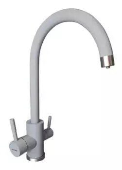 Смеситель для кухни с подключением к фильтру «Ewigstein» 34235166 серый металлик