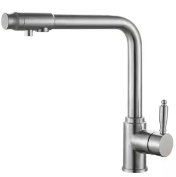 Смеситель для кухни с подключением к фильтру «Haiba» HB70301 нержавеющая сталь