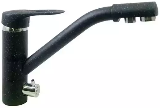 Смеситель для кухни с подключением к фильтру «Lava» SG05 BAS basalt