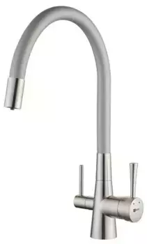 Смеситель для кухни с подключением к фильтру «Lemark» Comfort LM3075BN-Silver никель/серебристый