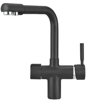 Смеситель для кухни с подключением к фильтру «Point» PN3104B чёрный
