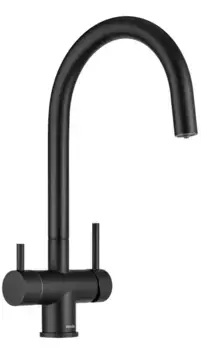 Смеситель для кухни с подключением к фильтру «Swedbe» Selene Plus 8042В чёрный матовый