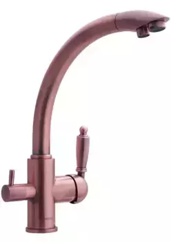 Смеситель для кухни с подключением к фильтру «Swedbe» Selene Plus 8044 медь