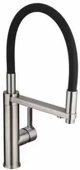 Смеситель для кухни с подключением к фильтру «Swedbe» Selene Plus 8640 матовый хром/чёрный