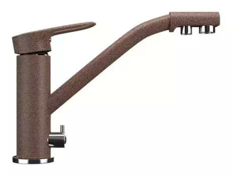Смеситель для кухни с подключением к фильтру «Ulgran» U-010-307 терракот